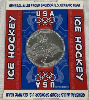 General Mills 1998 Nagano Olympics Collector Figure Skating Coin